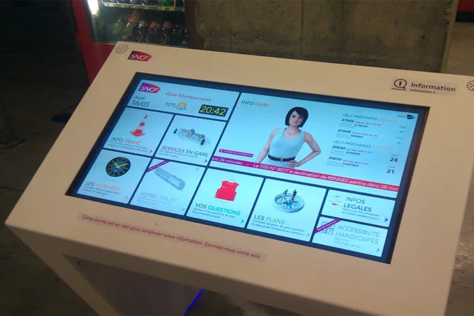 Borne Retorik AI SNCF